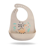 Load image into Gallery viewer, Waterproof Baby Bibs Soft Silicone Scarf Cute Cartoon Brint Baby Items Boys And Girls Adjustable Bibs Burp Sloths
