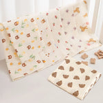 Load image into Gallery viewer, Baby Receive Blanket for Newborn Cotton Muslin Cover Swaddle Blanket Bedding Infant Bath Towel Baby Items Mother Kids Stuff 80cm
