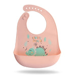 Load image into Gallery viewer, Waterproof Baby Bibs Soft Silicone Scarf Cute Cartoon Brint Baby Items Boys And Girls Adjustable Bibs Burp Sloths
