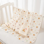 Load image into Gallery viewer, Baby Receive Blanket for Newborn Cotton Muslin Cover Swaddle Blanket Bedding Infant Bath Towel Baby Items Mother Kids Stuff 80cm
