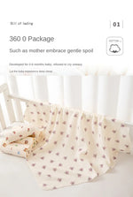 Load image into Gallery viewer, Baby Receive Blanket for Newborn Cotton Muslin Cover Swaddle Blanket Bedding Infant Bath Towel Baby Items Mother Kids Stuff 80cm
