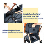 Load image into Gallery viewer, 3-in-1 High Landscape Baby Stroller Travel System Bassinet Car Seat Lightweight Frame with One-Hand Folding Feature Baby Items
