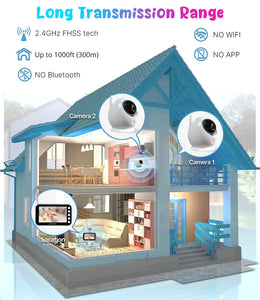 4.3 Inch Electronic Baby Monitor Video Nanny Security Protable Children Cameras Babyphone Bebe Feeding New Born Baby Items