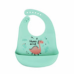 Load image into Gallery viewer, Waterproof Baby Bibs Soft Silicone Scarf Cute Cartoon Brint Baby Items Boys And Girls Adjustable Bibs Burp Sloths
