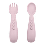 Load image into Gallery viewer, 2PCS Silicone Baby Spoons Fork For Baby Cutlery Set Newborn Learn To Eat Training Feeding Spork Tableware Baby Items

