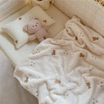 Load image into Gallery viewer, Cartoon Baby Blanket Soft Fleece Kindergarten Kids Quilt for Newborn Swaddling Blankets Stroller Cover Bedding Baby Items

