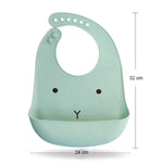 Load image into Gallery viewer, Waterproof Baby Bibs Soft Silicone Scarf Cute Cartoon Brint Baby Items Boys And Girls Adjustable Bibs Burp Sloths

