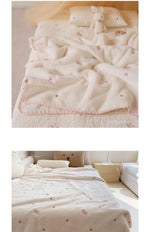 Load image into Gallery viewer, Cartoon Baby Blanket Soft Fleece Kindergarten Kids Quilt for Newborn Swaddling Blankets Stroller Cover Bedding Baby Items
