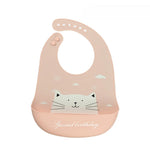 Load image into Gallery viewer, Waterproof Baby Bibs Soft Silicone Scarf Cute Cartoon Brint Baby Items Boys And Girls Adjustable Bibs Burp Sloths
