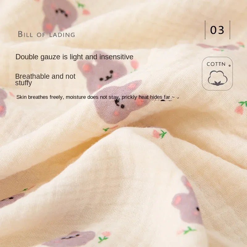Baby Receive Blanket for Newborn Cotton Muslin Cover Swaddle Blanket Bedding Infant Bath Towel Baby Items Mother Kids Stuff 80cm