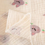 Load image into Gallery viewer, Baby Receive Blanket for Newborn Cotton Muslin Cover Swaddle Blanket Bedding Infant Bath Towel Baby Items Mother Kids Stuff 80cm
